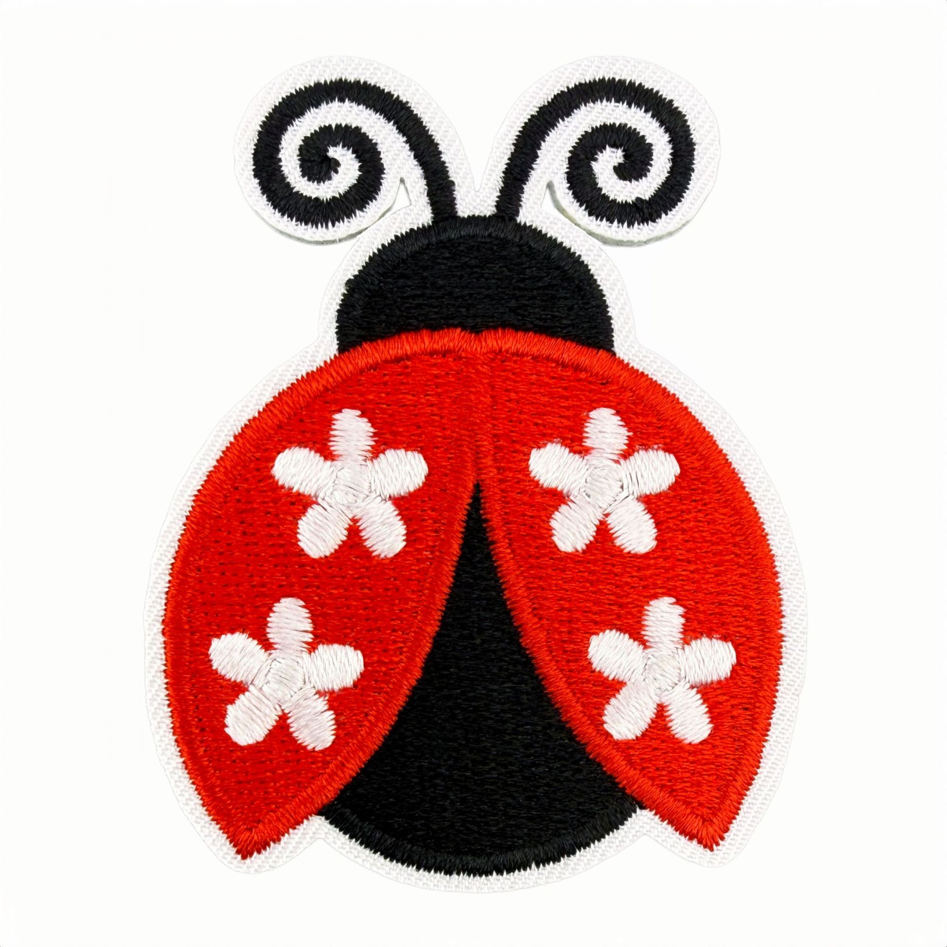 10 buah tempelan bordir motif  - Embroidery Lady Bug ulasan dan harga