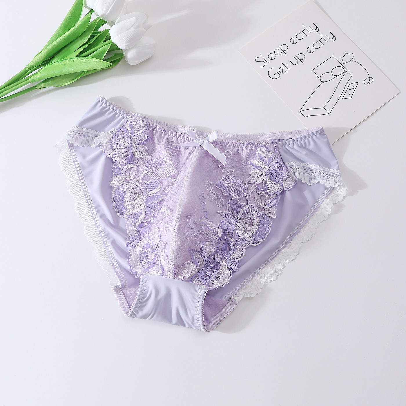 Celana Dalam Pria Bordir Bunga - Embroidery Garments ulasan dan harga