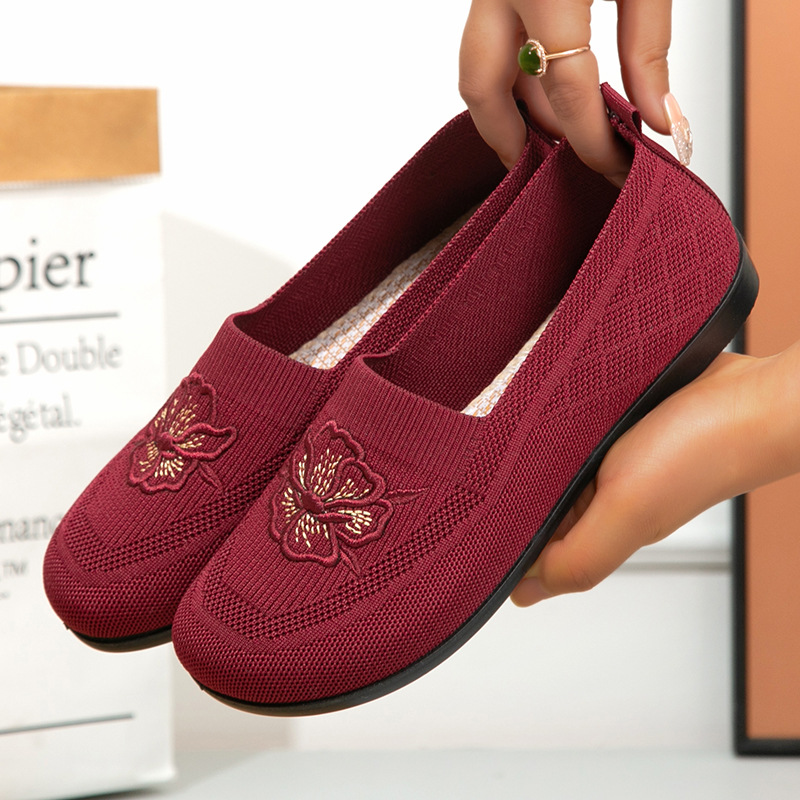 Sepatu Loafer Rajut Wanita, Mo - Embroidery Garments ulasan dan harga