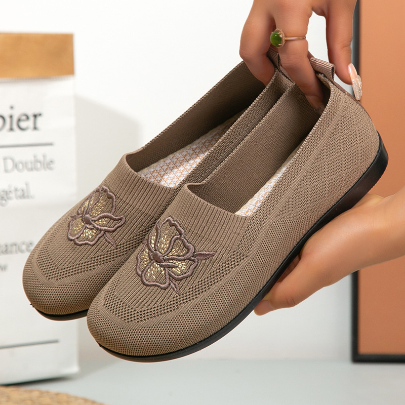 Sepatu Loafer Rajut Wanita, Mo - Embroidery Garments ulasan dan harga