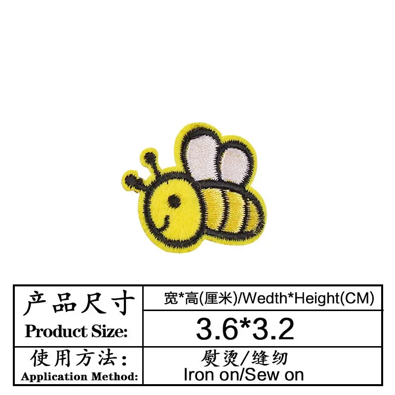 100pcs/Lot Patch Bordir Kecil  - Embroidery Lady Bug ulasan dan harga