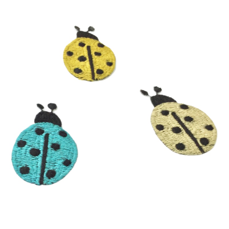 49 buah/lot menjahit kreatif b - Embroidery Lady Bug ulasan dan harga