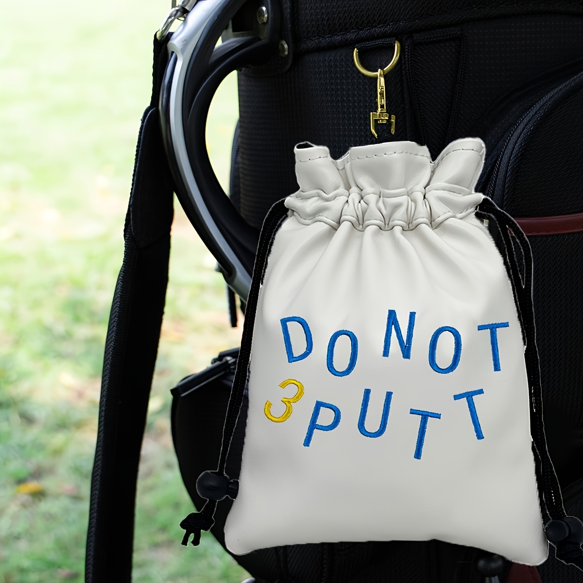 1 buah Tas Bola Golf, Bahan PU - Embroidery Bag ulasan dan harga