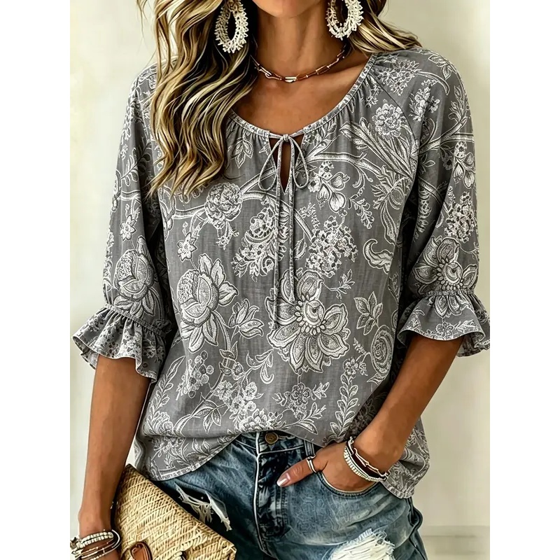 Blus Wanita Musim Semi Musim P - Embroidery Online ulasan dan harga