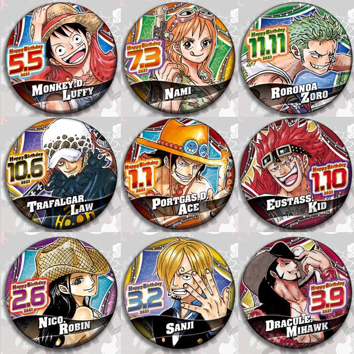Set Pin Lencana Anime One Piec - Embroidery Reddit ulasan dan harga